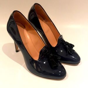 Fabrizio bulckaen patent leather pumps